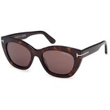 Tom Ford Linda 2 FT1285 52E ONE SIZE (53) Havana/Rjava u