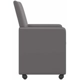  Blagovačke stolice s kotačima 2 pcs Siva 57 x 66 x 94 cm | shoptok.hr