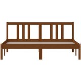  Posteljni okvir medeno rjav iz trdnega lesa 150x200 cm 5FT, (20647785) | Shoptok.si