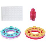  Nail Set Pink Nail Tips Stickers Diamonds | Shoptok.si
