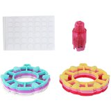  Nail Set Pink Nail Tips Stickers Diamonds | shoptok.hr