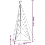  LED božićno drvce 615 LED šarenih 404 5 cm | shoptok.hr
