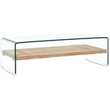  Klubska mizica prozorna 98x45x31 cm kaljeno steklo Cene