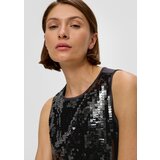 s.Oliver BLACK LABEL Top črna | Shoptok.si
