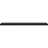 Police za knjige 4 pcs Crna 60 x 10 x 1,5 cm Konstruirano drvo | shoptok.hr
