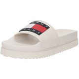 Tommy Jeans Natikače s potpeticom bež / plava / crvena Cijene