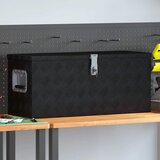 Aluminijska kutija 70 x 24 x 42 cm trapezoidna srebrna | shoptok.hr
