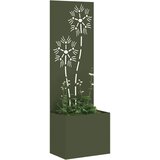  Privatnost u vrtu Cvjetni Maslinovo zelena 50 x 140 cm | shoptok.hr