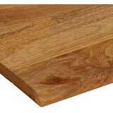 Stolna Mizna plošča z naravnim robom 60x60x3,8 cm trden mangov les, (21410982) | Shoptok.si