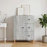  Kreveta Siva sonoma 66 x 34,5 x 90 cm Konstruirano drvo | shoptok.hr