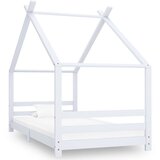  Okvir za dječji krevet od masivne borovine bijeli 90 x 200 cm | shoptok.hr