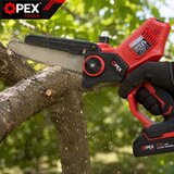  Komplet 21v akumulatorska verižna žaga 20cm 2x 1.5ah kovček | shoptok.hr