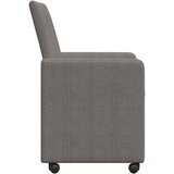  Blagovačke stolice s kotačima 2 pcs Svjetlosiva 57 x 66 x 94 cm | shoptok.hr