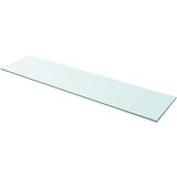 vidaXL Polica Prosojno Steklo 100x25 cm, (20623089) | Shoptok.si