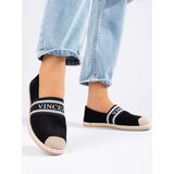 VINCEZA Suede women's espadrilles black Cijene