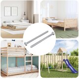  Vijak 2 pcs Srebrno M6 x 100 mm Čelik | shoptok.hr