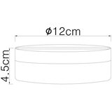 Globo 12387-8W - led plafonsko svetlo matthew LED/8W/230V bela | Eponuda.com
