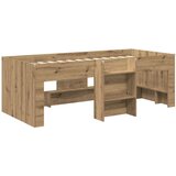  Kreveta za visoko spavanje djece 2 pcs Hrast artisan - Hrast artisan 100 x 200 cm | shoptok.hr