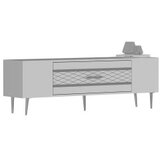 Hanah home TV komoda Dekolp2, 150x48,2x35 cm, Bijelo-Srebrne boje | Eponuda.ba
