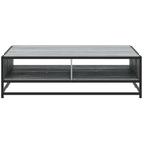 vidaXL Stol za kavu Sivi Sonoma Konstruirano drvo i metal | shoptok.hr