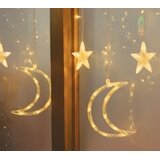 Moon v prostoru ML46 LED svetlobna zavesa z zvezdami in meseci, 3 m, topla bela | Shoptok.si