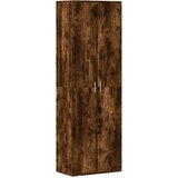  Visoka komoda dimljeni hrast 60x35x180 cm konstruirano drvo | shoptok.hr