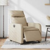  Električni naslonjač od tkanine krem | shoptok.hr