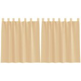 Voile zavjese s petljama 2 kom pijesak 140x140 cm | shoptok.hr