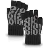 INF Pletene rokavice s polprstom Black, (21751723) | Shoptok.si