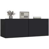 TV ormarići 2 kom crni 80 x 30 x 30 cm od konstruiranog drva | Eponuda.ba