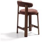Kave Home Smeđa/u tamnoj prirodnoj boji barska stolica od čvrste jeseni (visine sjedala 65 cm) Granite – | shoptok.hr