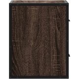  Zidni noćni ormarići 2 kom smeđi hrast 40x31x39,5 cm Smeđa | Shoptok.si
