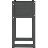  Sadilice 2 kom siva 40x40x81 cm od masivne borovine | shoptok.hr