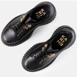 Gemre Black leather platform sneakers Karino | Shoptok.si