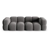 Cosmopolitan Design Siva žametna sedežna garnitura 250 cm Loretto – | Shoptok.si