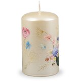 Unipar bež svijeća Flower Paradise, vrijeme gorenja 40 h Cijene