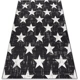 RugsX Preproge Preproga v videzu sisala FLAT 48648/690 ZVEZDE 120x170 cm Črna | Shoptok.si