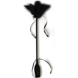 SecretPlay Duster and Riding Crop Black