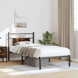 vidaXL Posteljni okvir brez vzmetnice hrast 80x200 cm inženirski les | Shoptok.si