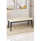Hanah home klupa Pera Bench, 105 cm, krem / crna | Eponuda.com