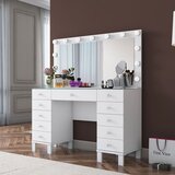 Hanah home toaletni stolić, bijeli Cijene
