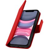 AVIZAR Denarnica etui za iPhone 11 iz premium usnja s funkcijo stojala, Rdeča, (5000189640) | Shoptok.si