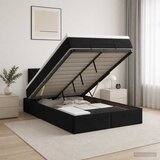  Podesivi krevet s madracem Crna 120 x 190 cm Baršun | shoptok.hr