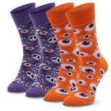 Zooksy Set 2 parov nisex visokih nogavic u Mixtury Halloween Pisana | Shoptok.si