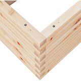  Vrtno cvetlično korito 110x60x45,5 cm trdna borovina | Shoptok.si