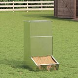vidaXL Hranilica za svinje Srebrno 55 x 51 x 91.5 cm Cinkani čelik | shoptok.hr
