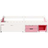 vidaXL Dnevna postelja z 3 predalibrez vzmetnice IRUN 90x200cm | Shoptok.si