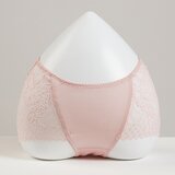INF Čipkaste hlačke - 100 % murvina svila Pink L, (21758328) | Shoptok.si
