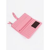 Shelvt Pink women's wallet with compartments | shoptok.hr
