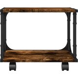  Stalak za pisač s 2 razine boja hrasta 41 x 28 x 33,5 cm drveni | shoptok.hr